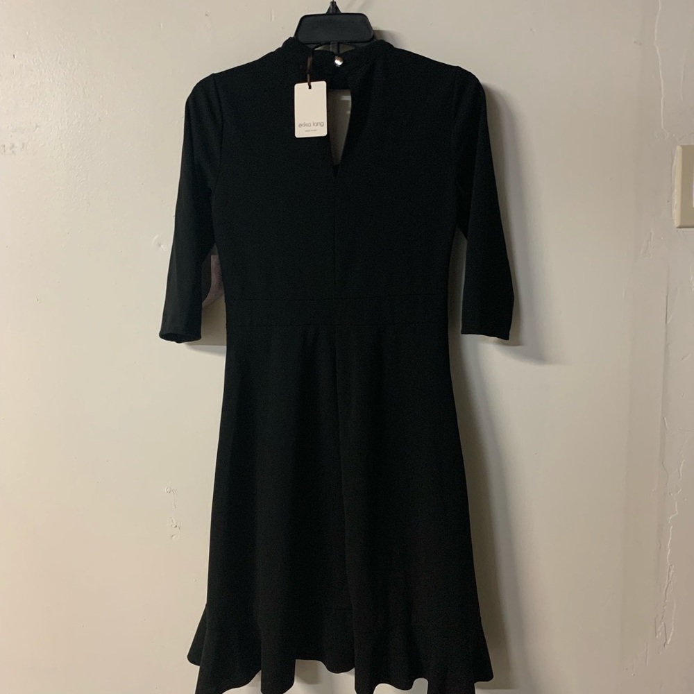 Erika lang black dress